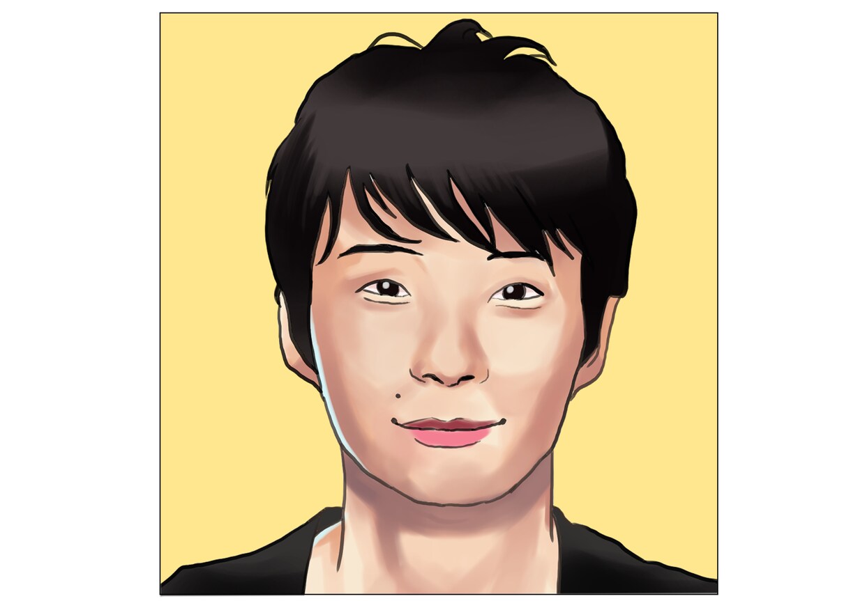 ちょっとリアルな似顔絵描きます ブログ、SNSのアイコン等に使用可能です イメージ4