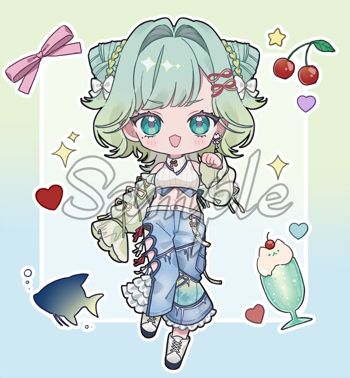 デフォルメ/SDイラスト描きます SNSアイコンやグッズ制作、動画など◎ イメージ1