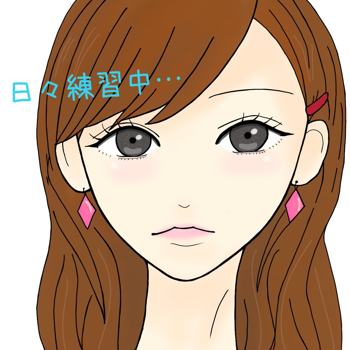 お顔、肩より上のアングルで描きます 一生懸命描いて、良いものをお届けできるよう頑張ります！ イメージ4