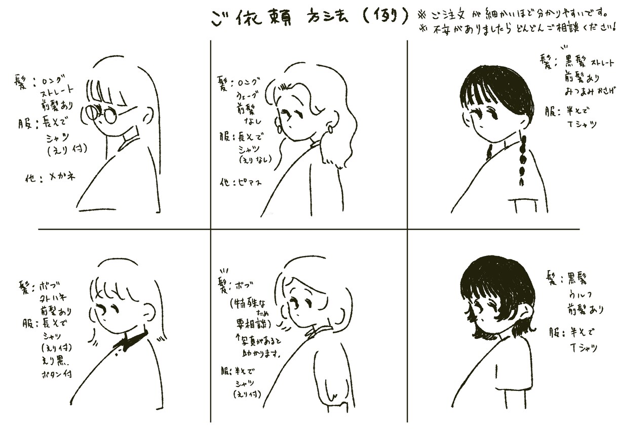 ゆるいイラストのアイコンを作成します 日常使いしやすい女性のイラストのアイコンです。 イメージ8
