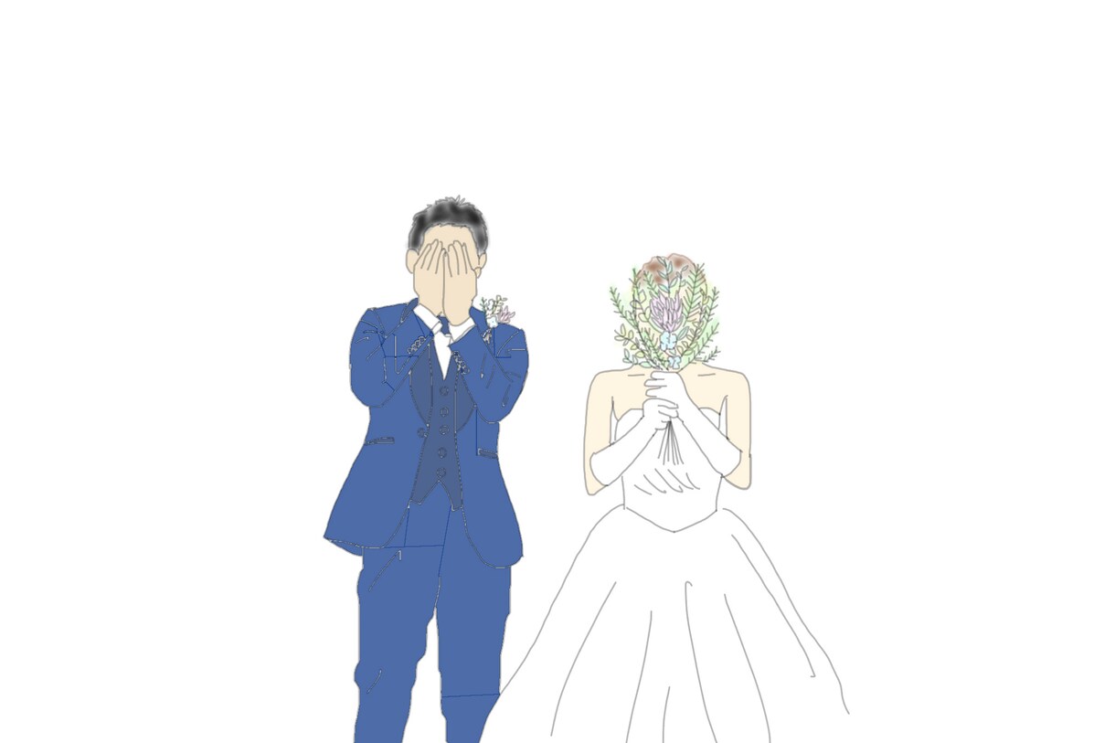 限定価格☆あなたのお写真やプリクラの線画描きます 当日納品も可能です♡（夜間作成） イメージ3