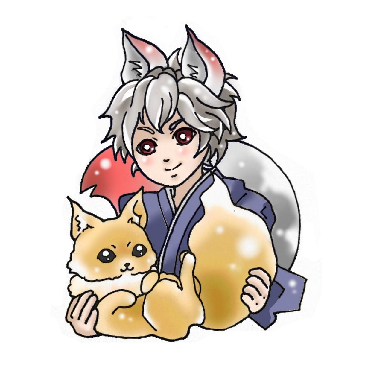 イラスト♡アイコンから１枚絵まで☆お描きします お気に入りのイラストになるよう…♡頑張りますっ！！ イメージ5