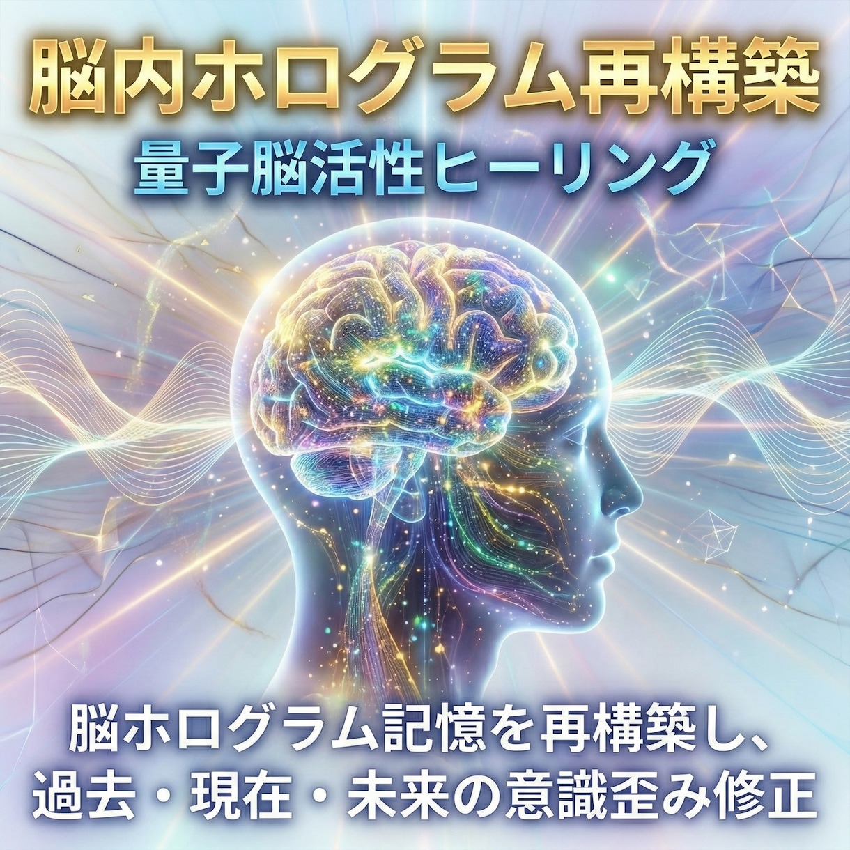 脳内ホログラム再構築　量子脳活性ヒーリングします 脳ホログラム記憶を再構築し、 過去・現在・未来の意識歪み修正 イメージ3
