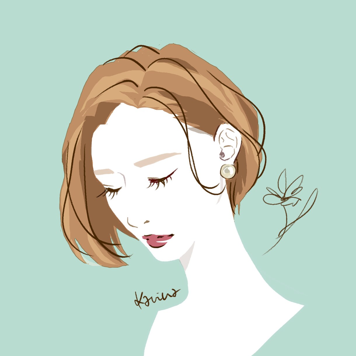 商用化◎オシャレな似顔絵、SNSアイコン描きます ◎SNSアイコン 似顔絵 イラスト グッズ 広告にオススメ イメージ1