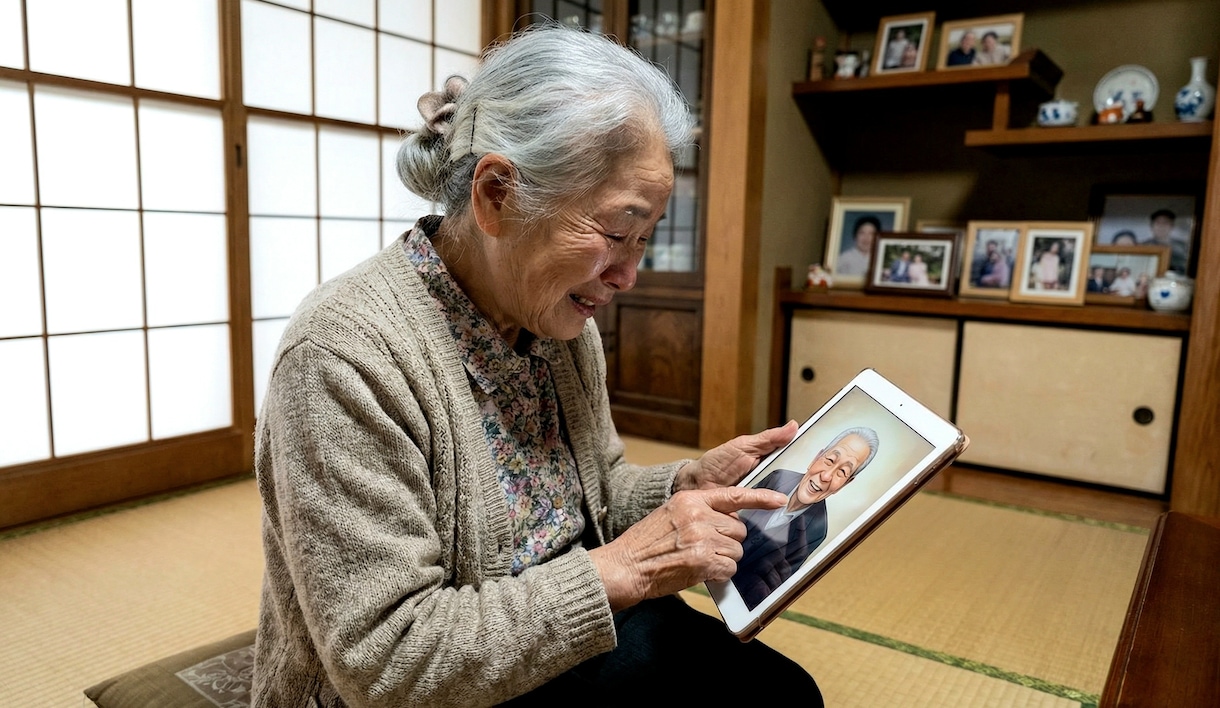 アナタの故人様の写真から、新たな絆を創ります 故人様の笑顔を再び甦らせることのお手伝い イメージ5