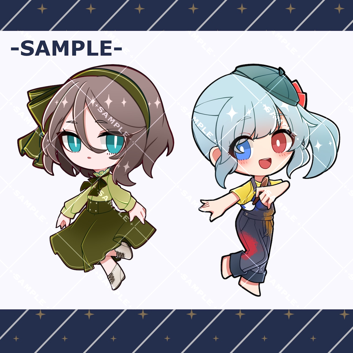 商用利用OK！可愛いSDキャライラスト描きます ちょっとしたところに使えるSDイラストです！ イメージ4