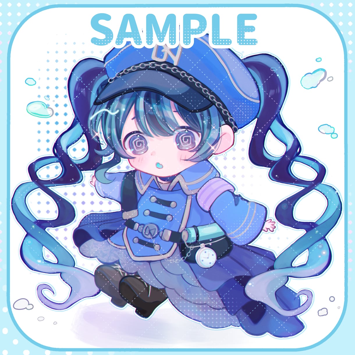 ぷにっと！かわいいミニキャライラスト描きます 商用利用可！SNS、アイコン、グッズに♪ イメージ5