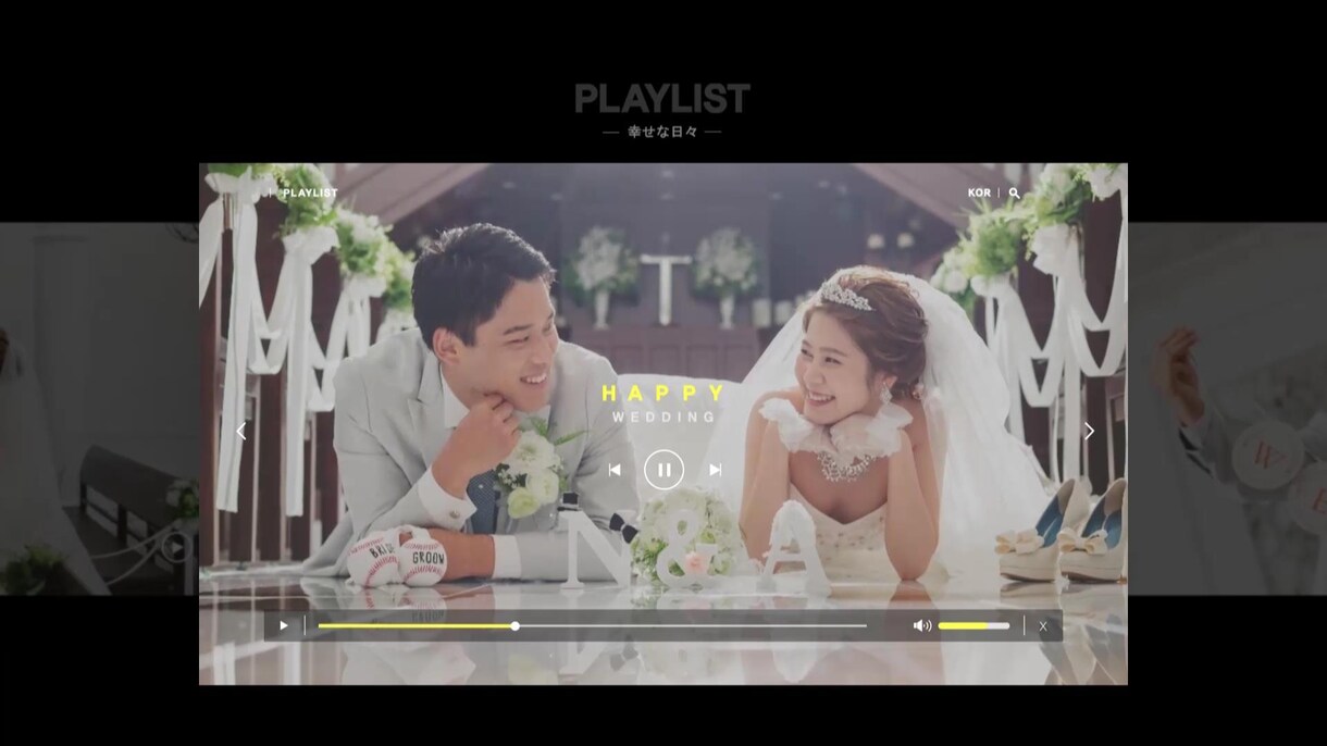 結婚の前撮り写真で二人だけのフォトムービー作ります 【完全保存版】永遠に残す二人が主役のフォトムービーアルバム！ イメージ5