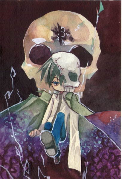 【年賀ハガキにできます】コミック系水彩画描きます。 イメージ2