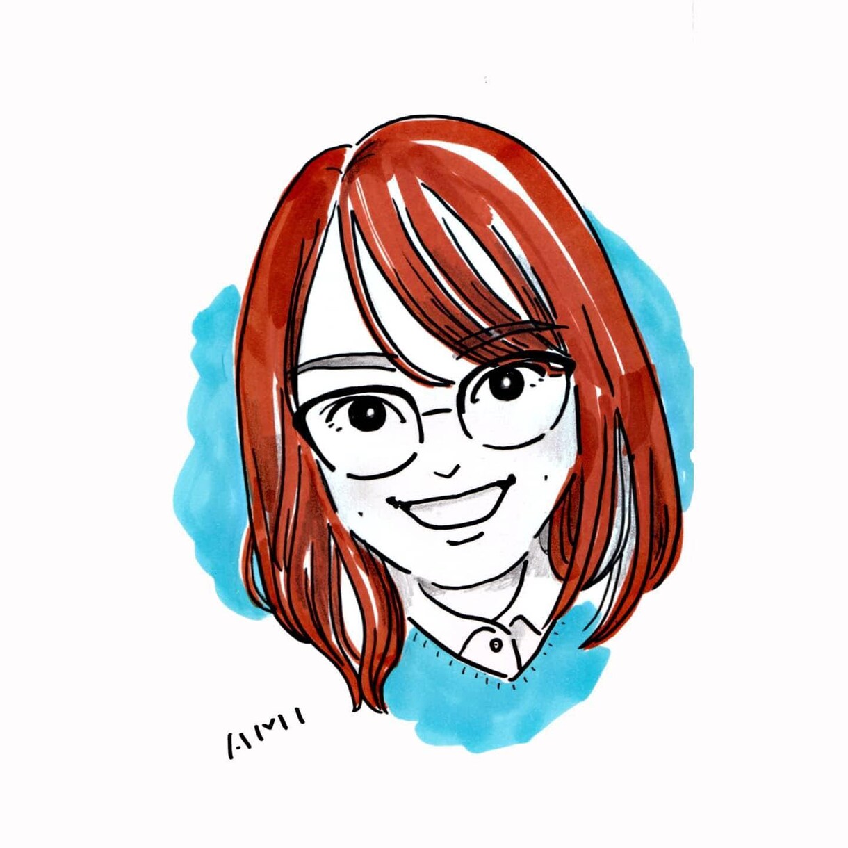 シンプルでゆるくてあったかい似顔絵描きます イラストレーターが描く、ほんのり似てる似顔絵です イメージ3