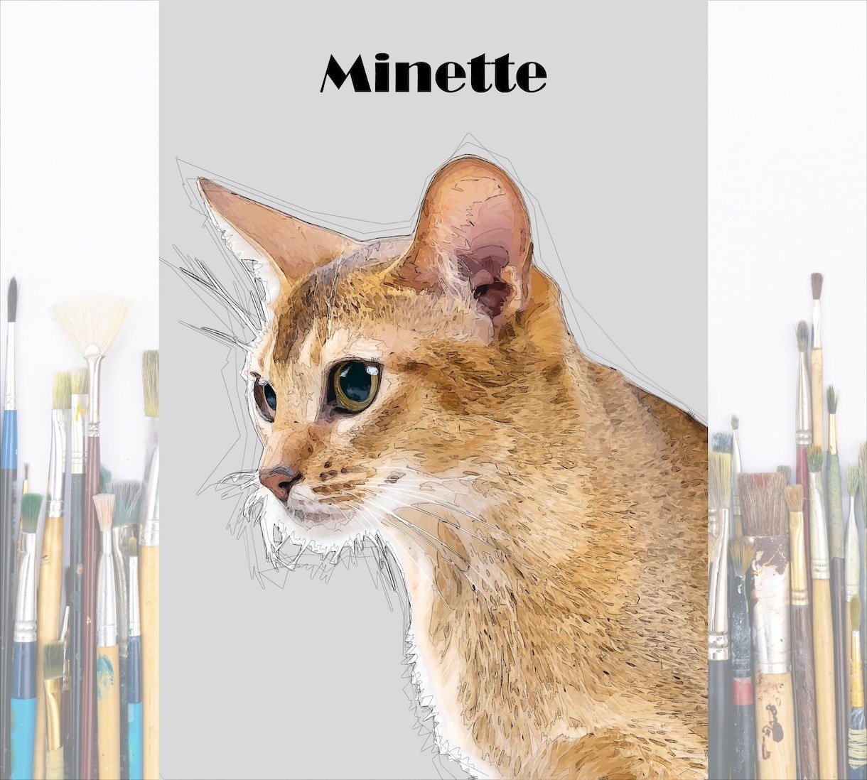 写真を元にペットイラスト似顔絵を作成します 愛犬・愛猫・など愛するわが子をデジタルイラストにしませんか？ イメージ2
