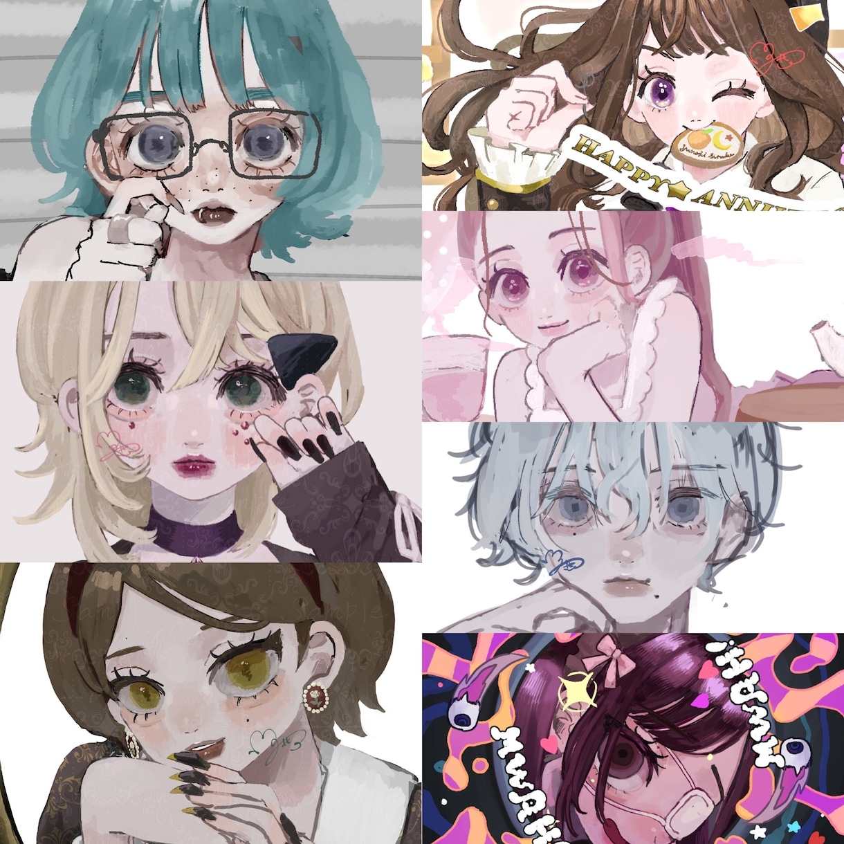 即納可能！SNSアイコン等お描きします 最短即日納品可能！基本納期4日の短納期特別プランです♪ イメージ1