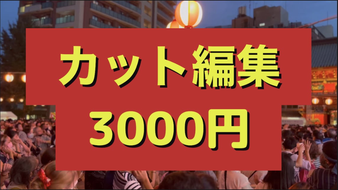 カット編集します めんどくさい作業…喜んで引き受けます！ イメージ1