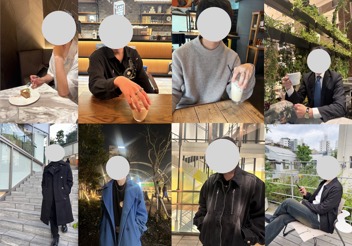 男性限定【マッチングアプリ写真撮影】をします 500人以上の男性がアプリで彼女を作った実績を元に撮影します イメージ2