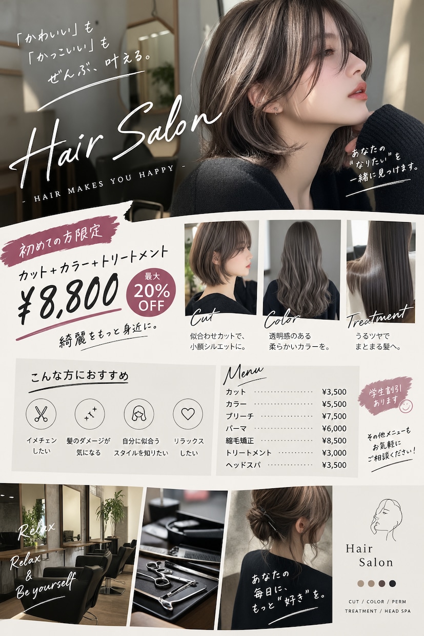 SNSやチラシの画像を見やすく加工します 写真をおしゃれで見やすい画像に加工します イメージ3