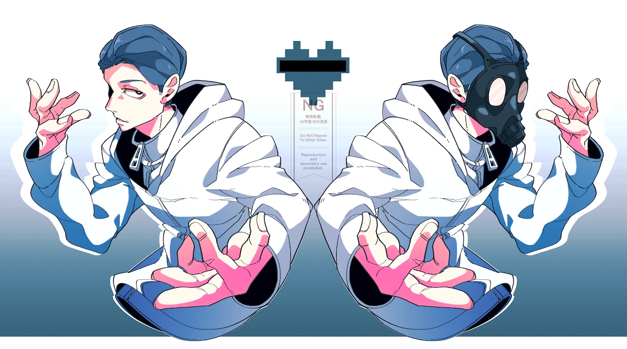 パキッとカラフルな絵柄で一枚絵を描きます まずはお気軽にご相談ください！貴方のイメージを一枚絵に！ イメージ3