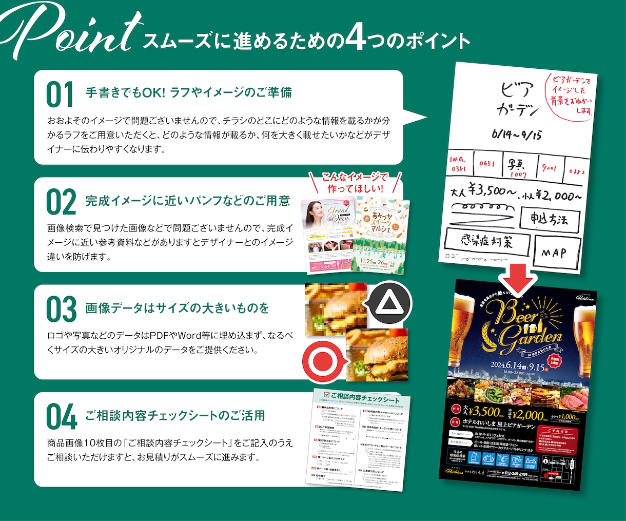 様々なサイズに対応！パンフ等のデザインをします 印刷会社勤務デザイナーが、デザインから入稿データまで作ります イメージ8