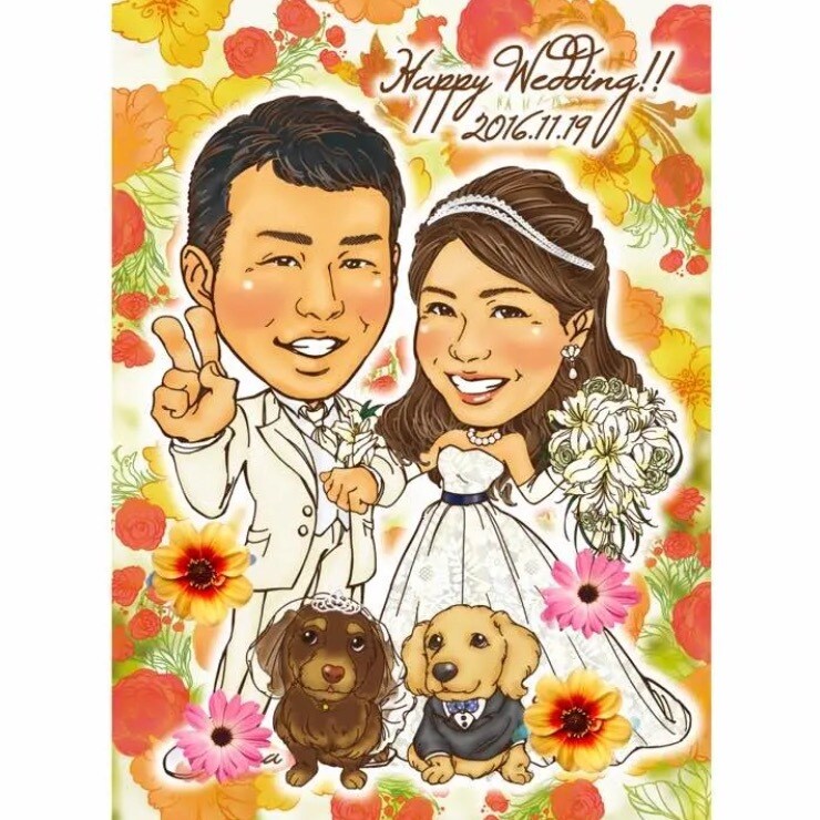 似顔絵描きます 笑顔溢れる似顔絵をお描きします！ イメージ2