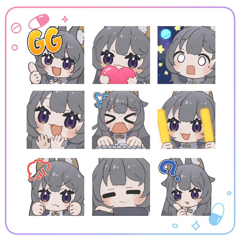 2枠限定！アニメーションスタンプを制作します 超お得な2個セットでの価格になります！ イメージ2