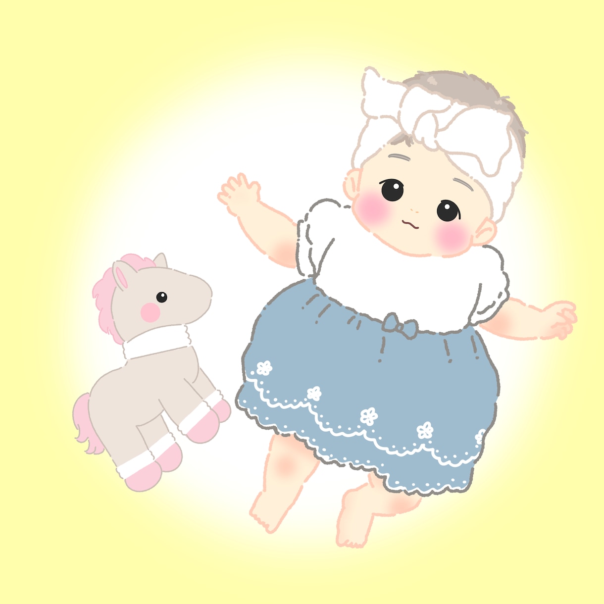 写真から♡ゆるかわ我が子イラストお描きします 成長の『今』をかわいく残そう♪ イメージ8