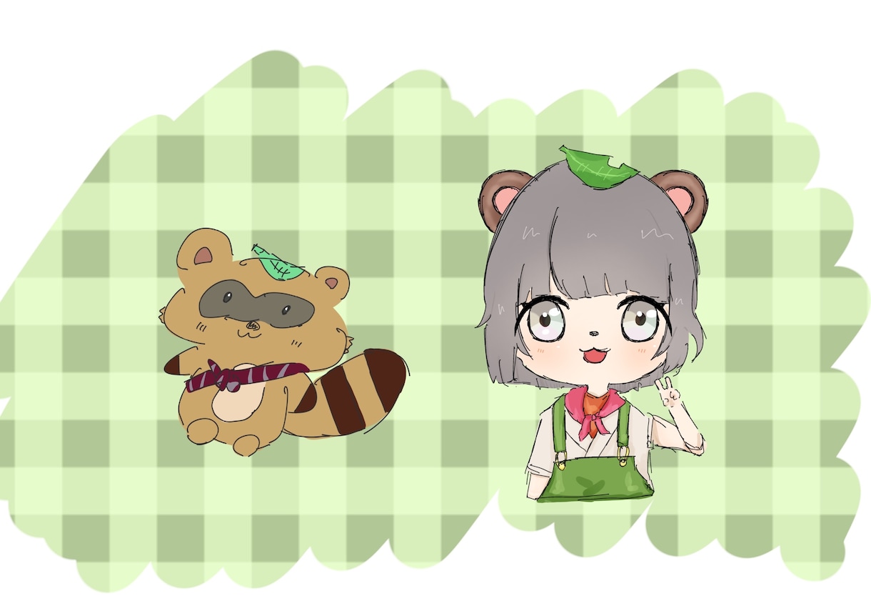 表情差分2種付！かわいいアイコンを描きます TwitterやYouTubeのSNSのアイコンに！ イメージ2