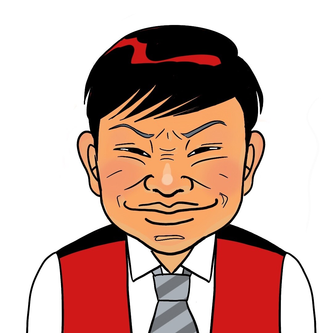 正面似顔絵アイコンお絵描きします なる早でご対応！ちょいマンガっぽい似顔絵アイコン！ イメージ5