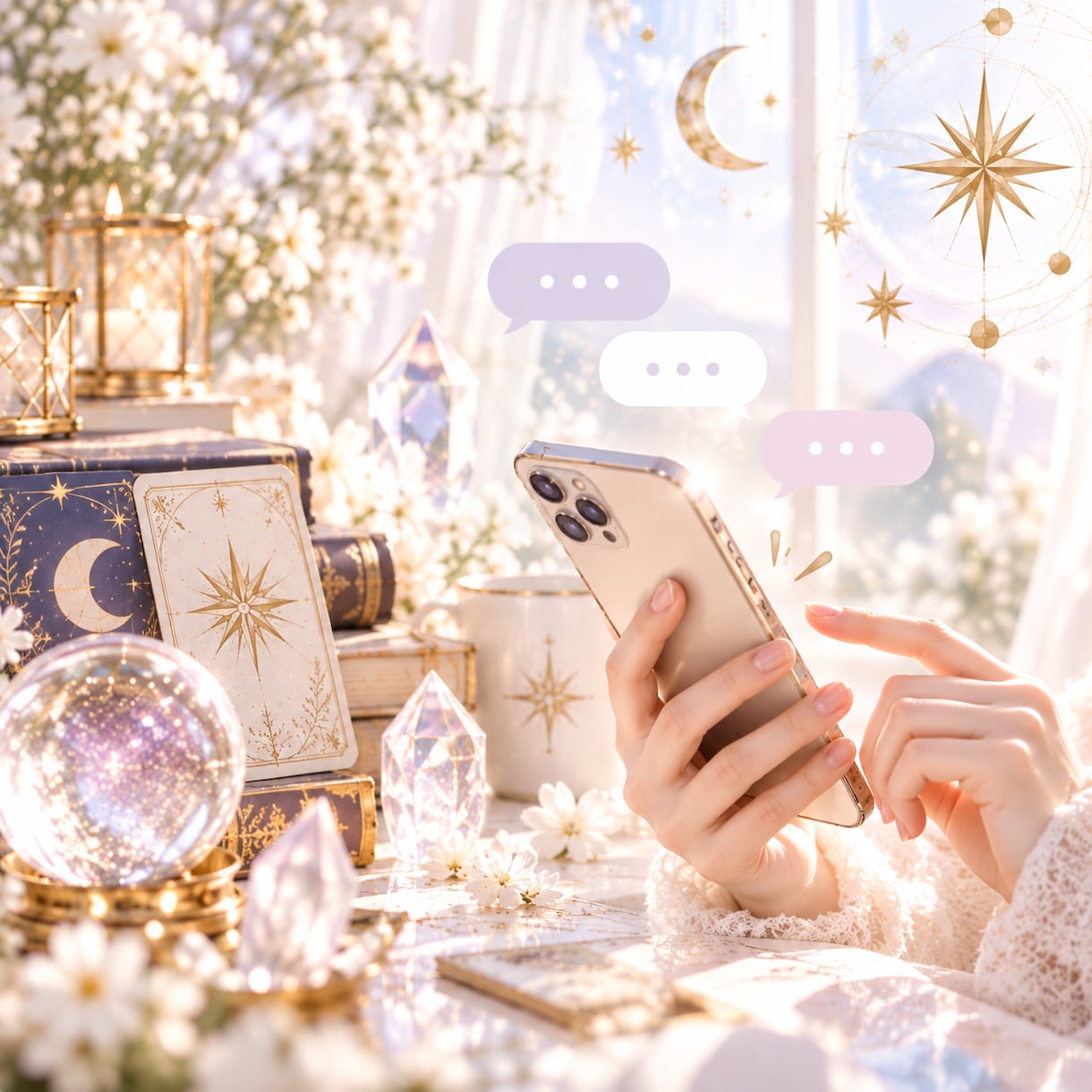 チャット20分❣️時間内質問放題❣️悩み鑑定します 今すぐ占いたい時は、遠慮なく今からできますか？とDM下さい✨ イメージ2