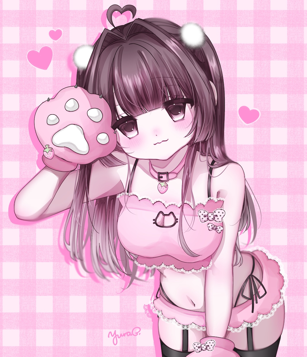 装飾付け放題！平成ギャルゲ萌え絵イラストを描きます キャラの可愛さを引き出す構図・質感や色合いが自慢です♪ イメージ1