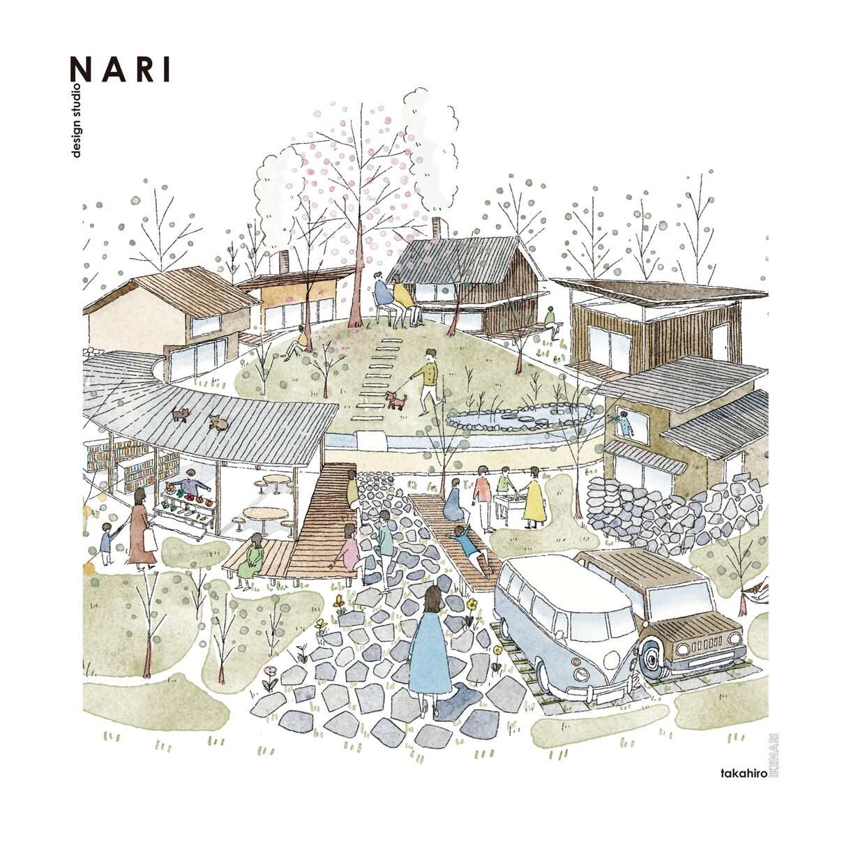 迅速対応！あたたかくてスマートなパースを作成します HPの挿絵、チラシなどにいかがでしょうか？ イメージ1