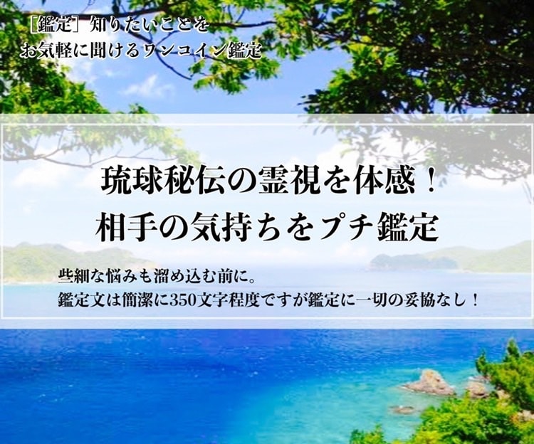 相手の気持ちをプチ霊視鑑定します 相手の気持ちを350字程度でお伝えします イメージ1