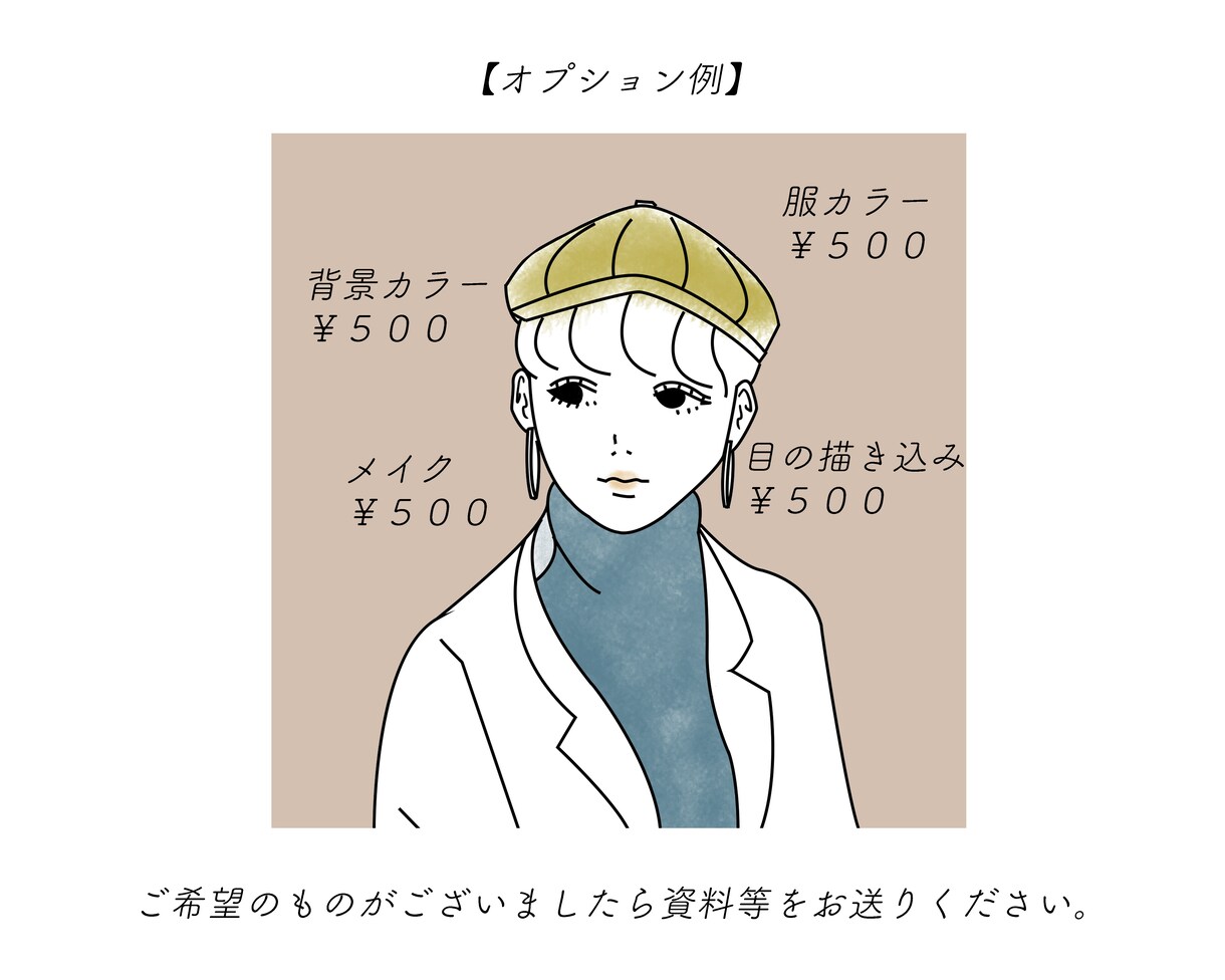 商用利用OK！雰囲気のある白黒アイコンを描きます 【オプションで色の追加も◎インスタ・LINE・ブログなどに】 イメージ4