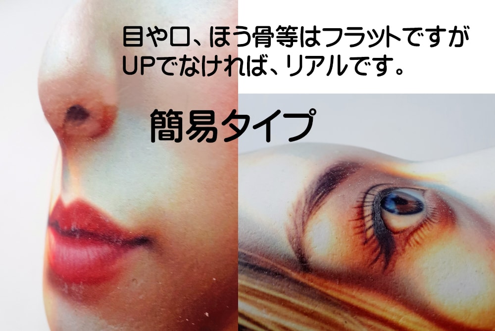 写真1枚から制作◎リアル立体お面・簡易型作ります 実績：NHK紅白歌合戦・ガキ使・逃走中等多くの番組用制作。 イメージ7