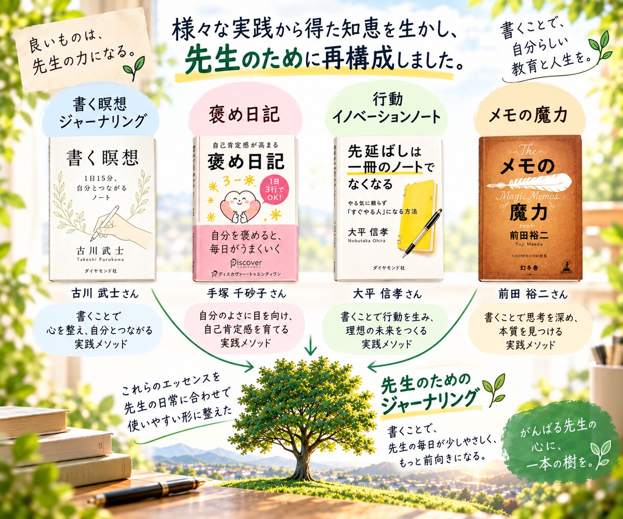 先生の強みを見つけ生かすジャーナリングを支援します 自分の心の声に耳を傾け、貴方らしく輝くための7日間伴走ワーク イメージ5