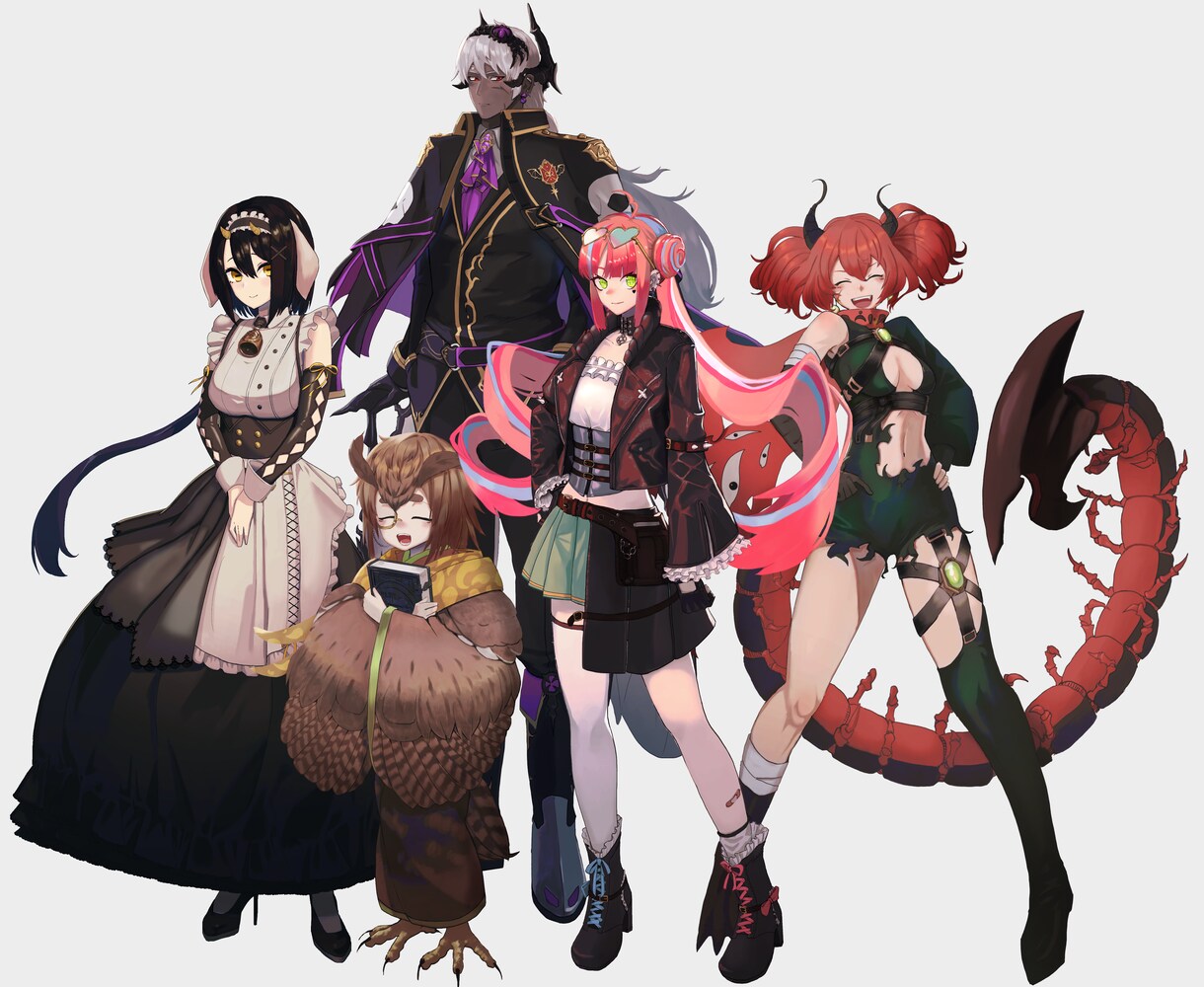 立ち絵制作します 膝下〜全身のキャライラスト描きます イメージ1