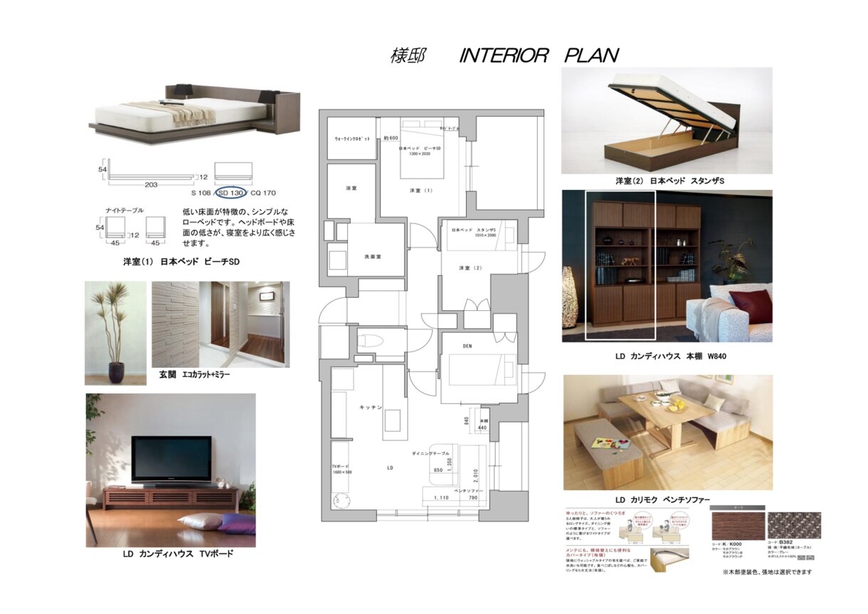 間取り選びと最適な家具の配置をします 一級建築士が間取をチェックし、家具配置まで提案します イメージ3
