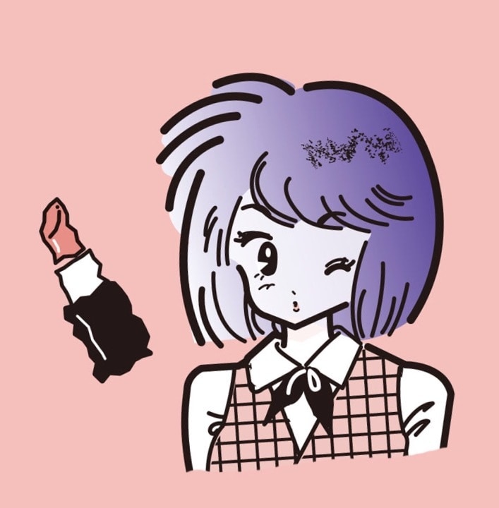 SNSアイコン80〜90年少女漫画風描きます ♡80〜90年代少女漫画風SNSアイコン♡ イメージ1