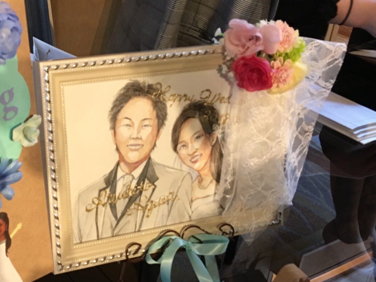 ウェルカムボードの絵を作成いたします 結婚式や披露宴で飾るものにお困りの方へ イメージ3