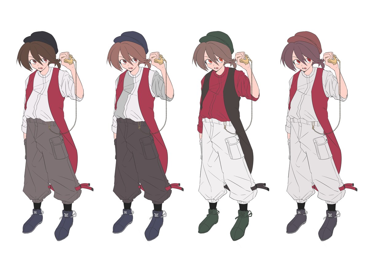キャラクター立ち絵　作成いたします ご自身のイメージ通りのキャラクターに　TRPGの立ち絵など イメージ5