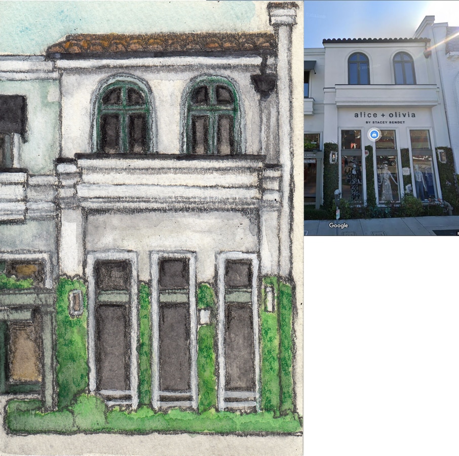 美大卒の確かな描写で、小さな建物水彩画をお描きます 簡易額入り・はがきサイズ原画郵送／写真1枚から思い出を復元 イメージ8