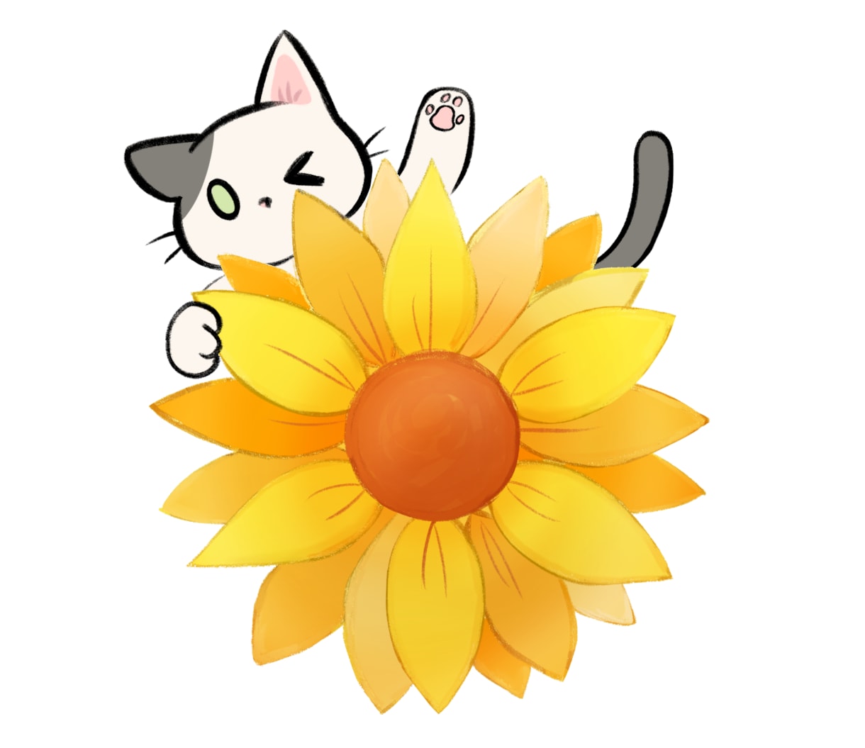 モフモフ！愛くるしいネコちゃん描きます 商用利用OK！個人用から商品用まで幅広く製作します イメージ2