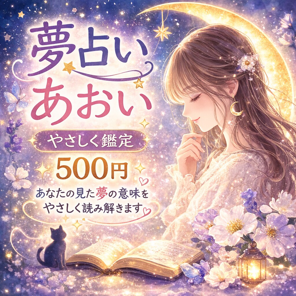 あなたの見た夢の意味をやさしく夢占いします あなたの心にそっと寄り添う鑑定です イメージ1