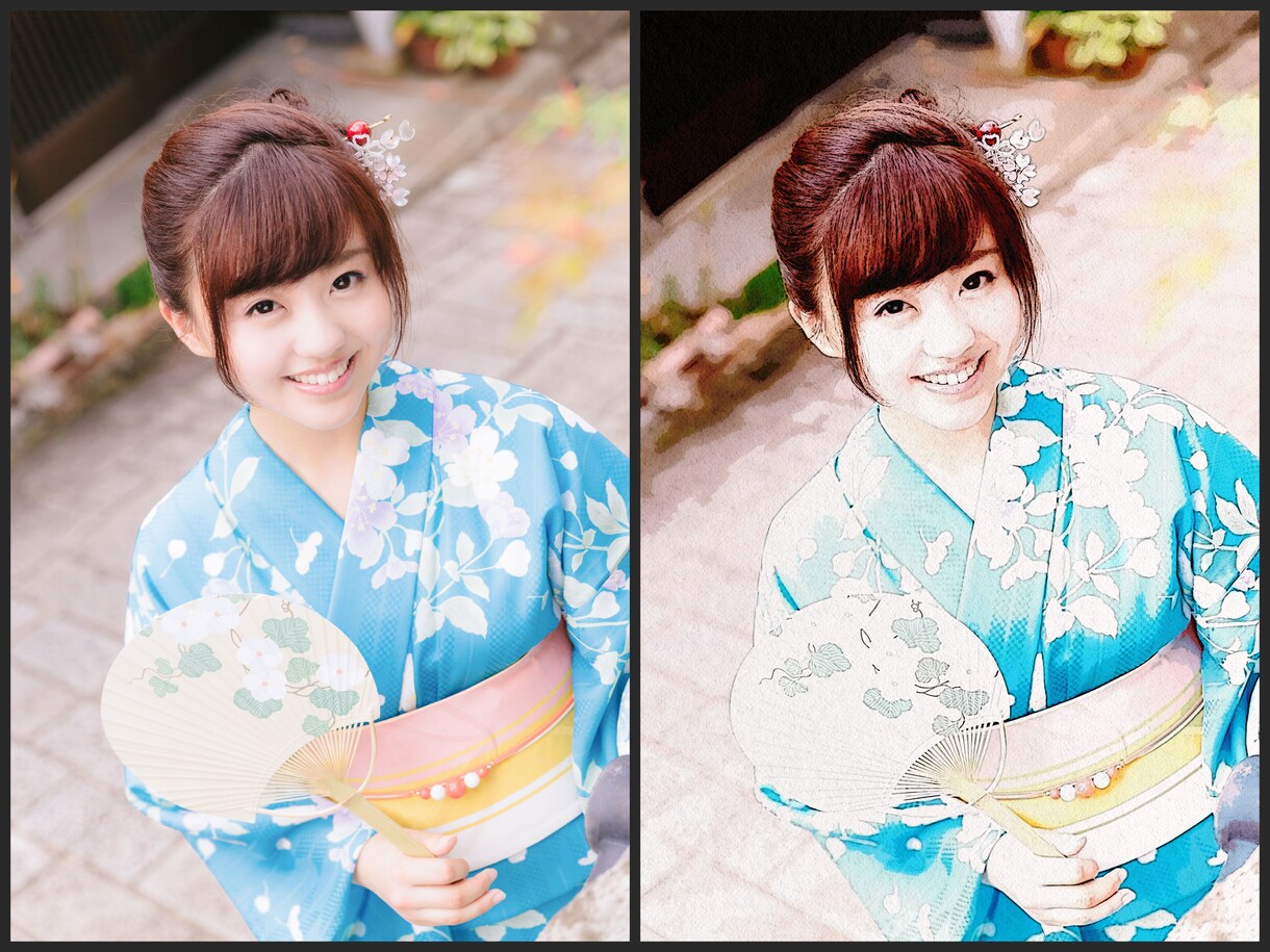 写真からスケッチ風イラストを作成いたします カメラロールの中に埋もれがちな写真を印象に残る一枚に イメージ1