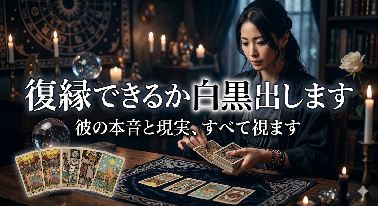 彼の本音と現実、すべて視ます 見えたまま、現実も隠さずお伝えします イメージ1