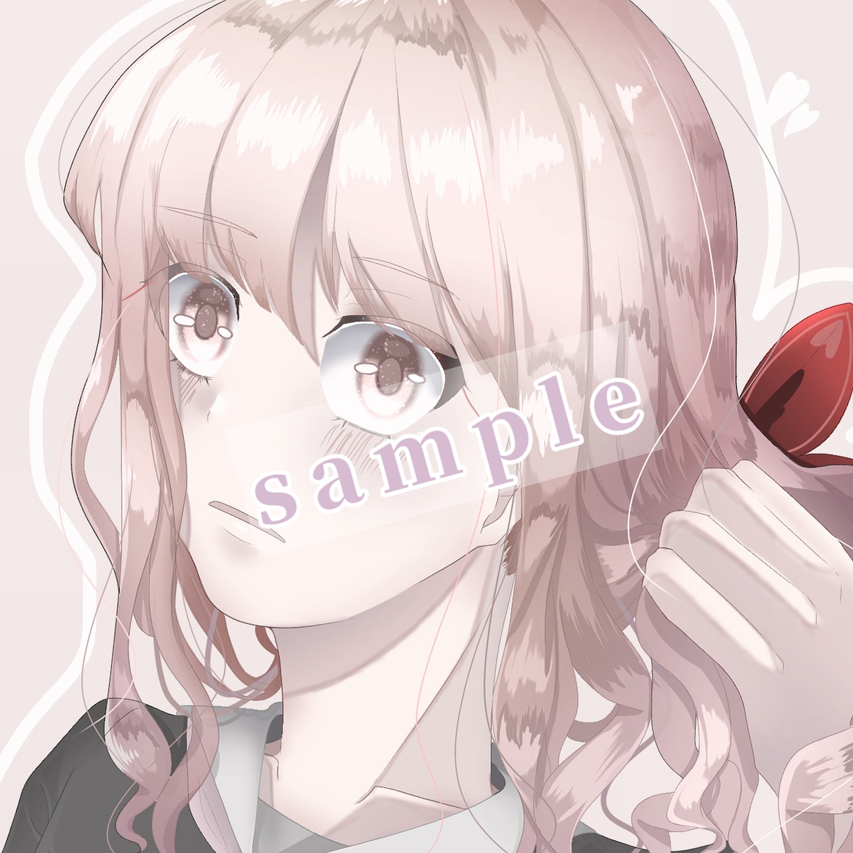 SNS用アイコンや夢絵,歌ってみた等の絵を描きます 最安値でこだわる＆ランダム作成で楽しめる！最短2日で完成！！ イメージ5