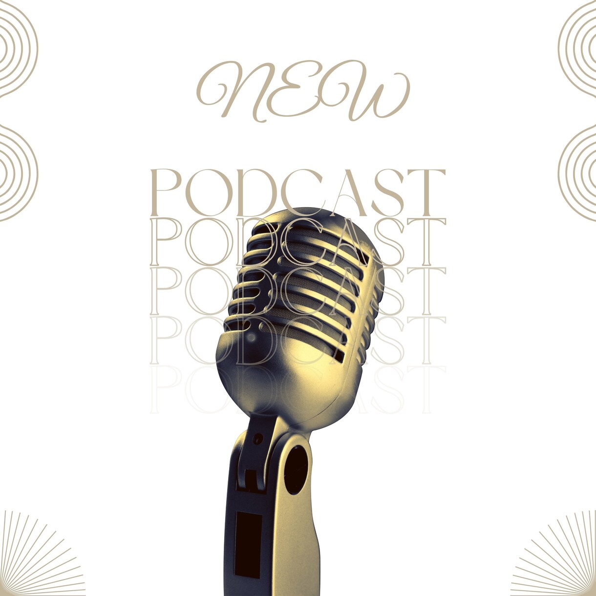 Podcastジャケット・サムネイル画像作成します 思わず再生ボタンを押してしまうようなお洒落な画像作成します イメージ3