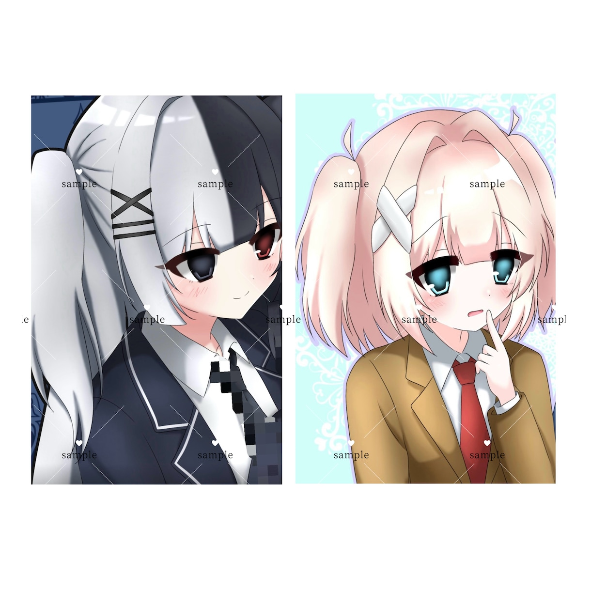 平成萌え絵風イラスト描きます 夢絵、コテ単、立ち絵など萌え絵イラストで描かせてください♬ イメージ6