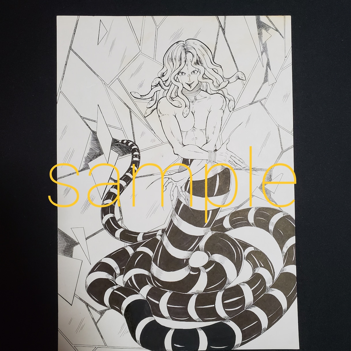 アナログイラスト、手描きイラスト描きます 完全オーダーメイドで、原画1点物になります。 イメージ7