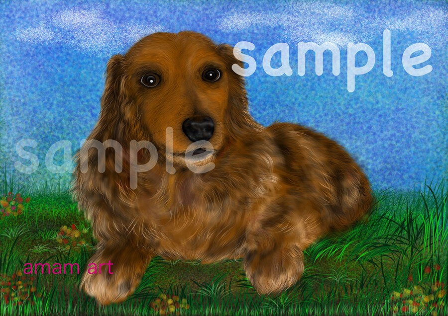 あなたの大切な家族を デジタル画 で作成致します 大切な思い出を残したい方、プレゼントにされたい方にオススメ！ イメージ6