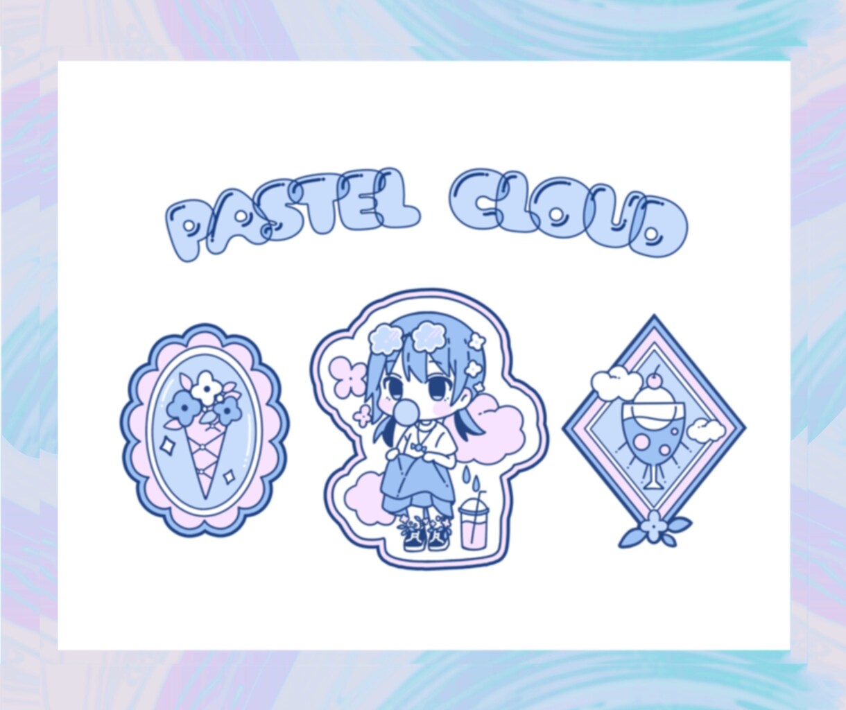 ポップで可愛い、グッズ映えなミニキャラ描きます ミニキャラを制作します！表情、ポーズ差分なども追加できます イメージ10