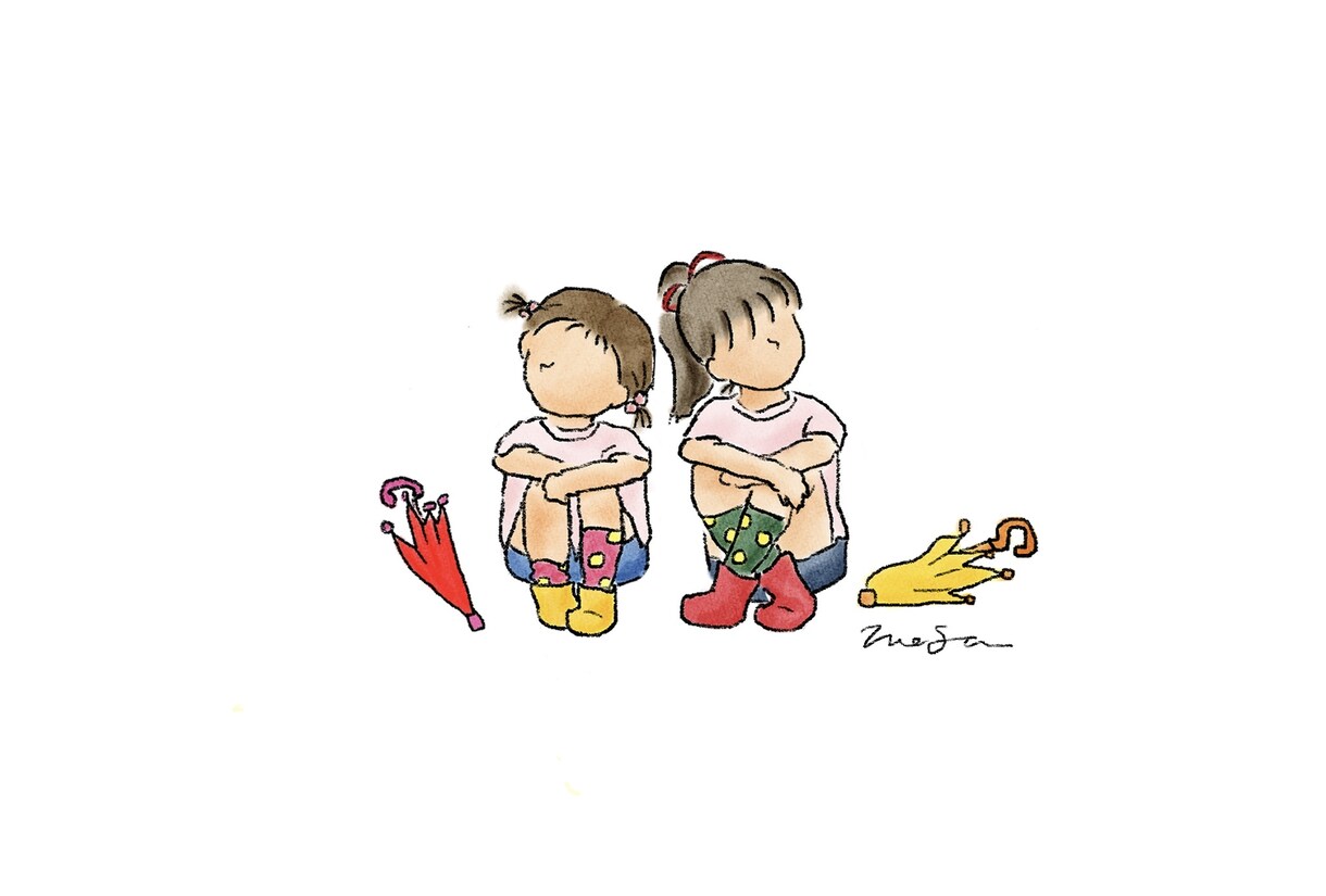 思わずほっこりする絵をお書きします 写真とはまた違った絵の温かさ。残したい一瞬を描きます。 イメージ7
